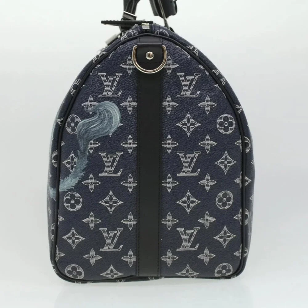 LOUIS VUITTON Monogram savanna Keepall Bandouliere 45 Boston M54129 Auth 33473S - Picture 4 of 15